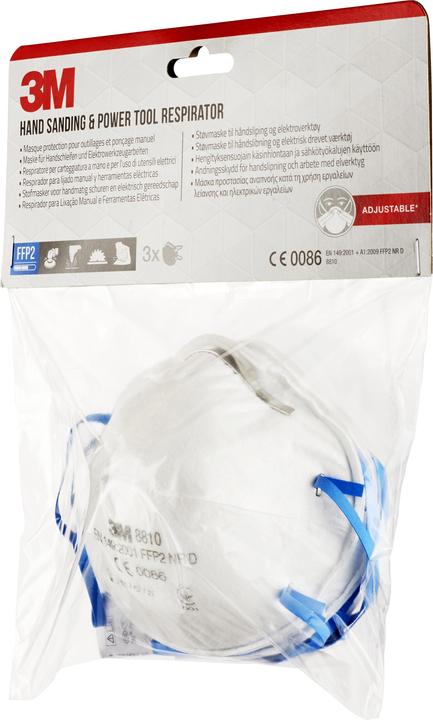 Image du produit 3M Masque de protection respiratoire 8810 (FFP2, 3 x)