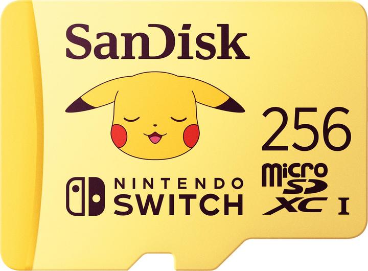 Immagine prodotto SanDisk Pokemon Nintendo (256 GB, microSDXC, U3, UHS-I)