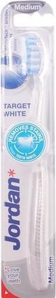 Produktbild Jordan Target White Toothbrush Medium 1 Pc. (Mittel, 1 x)