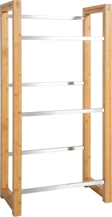 Actual product image CLP 3-seater drinks crate stand Robin, natura