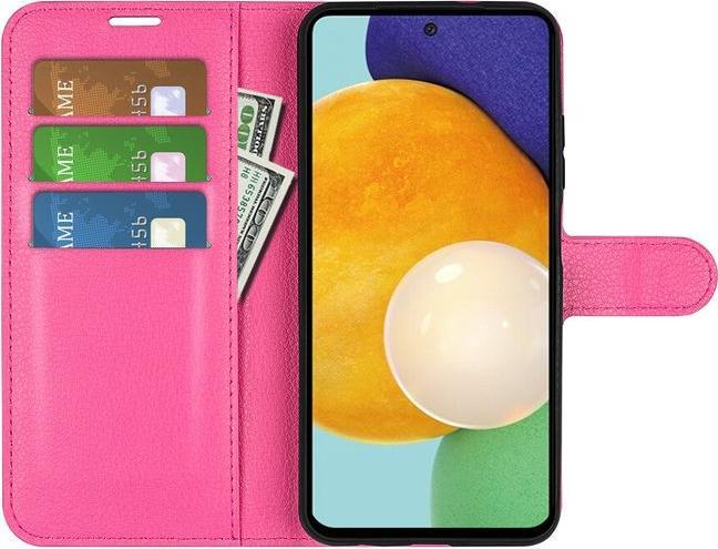 Actual product image MU Classic Litchi Leather Bookcover Series (Samsung Galaxy A13)