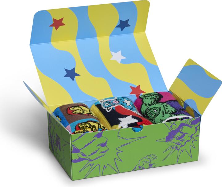 Produktbild Happy Socks Strümpfe MARVEL™ Avengers Socken 3er Pack (3er Pack, 36 - 40)