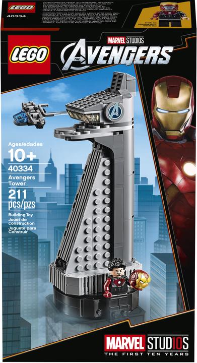 Actual product image LEGO Marvel Avengers toren - 40334 (40334, LEGO Marvel)
