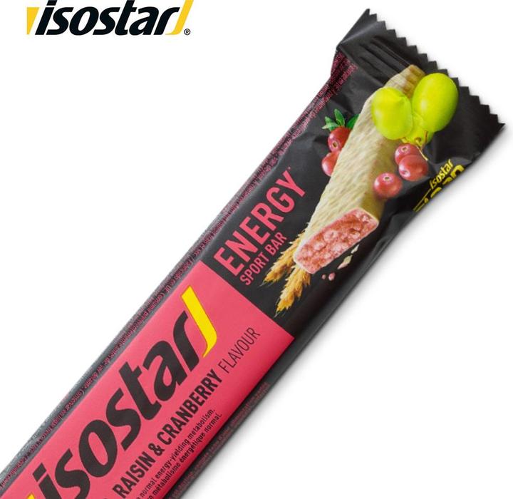Actual product image Isostar Energy Bar Cranberry (Sultana & berries, 1 pcs., 40 g)