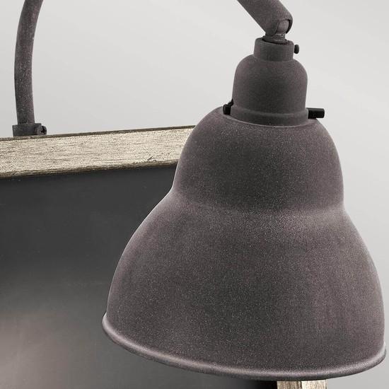 Actual product image Elstead Lighting Chalkboard wall light E27 Weathered zinc (E27)