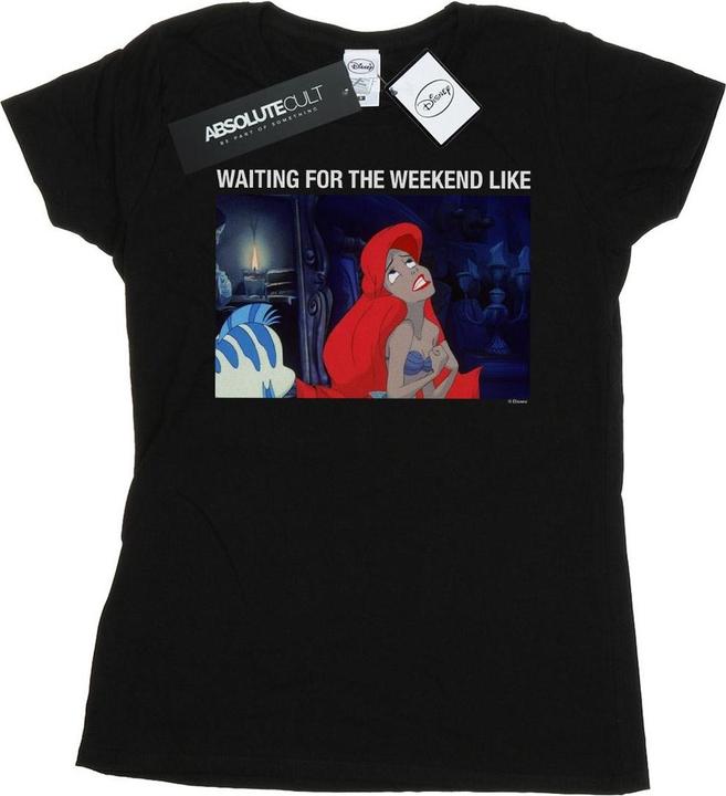 Produktbild Disney The Little Mermaid Waiting For The Weekend TShirt (S)