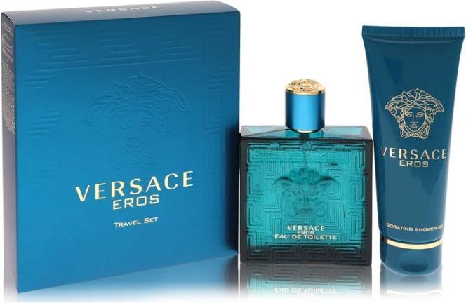 Produktbild Versace Eros Travel Set 50ml Eau De Toilette Spray + 100ml Shower Gel (Parfum set)