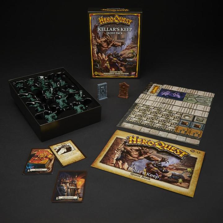 Actual product image Hasbro Gaming F4543 HeroQuest Board Game Expansion Strategy (English)