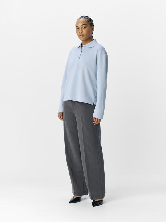 Produktbild Object Gestreiftes Langarm-Poloshirt (L)