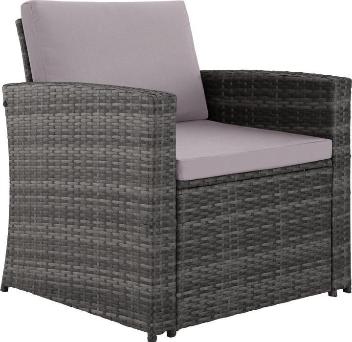 Actual product image tectake Rattan lounge Jesolo (89 cm)