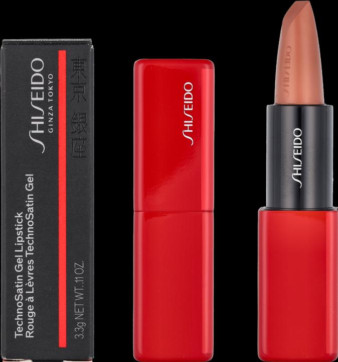 Actual product image Shiseido Technosatin Gel Lipstick No 403 (403 AUGMENTED NUDE)