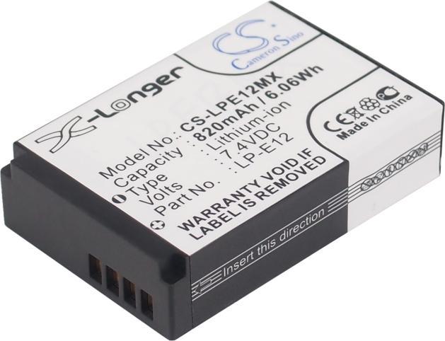 GreenCell Batterie cellule verte pour Canon EOS M100, EOS100D etc. 820mAh, 7.4V (Batterie)