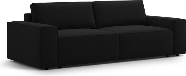 Actual product image Micadoni Velvet Sofa With Bed Function And Box, "Jodie", 3 Seats, 247x107x86 Made in Europe (2 person sofa, 3-seater, 4-seater)