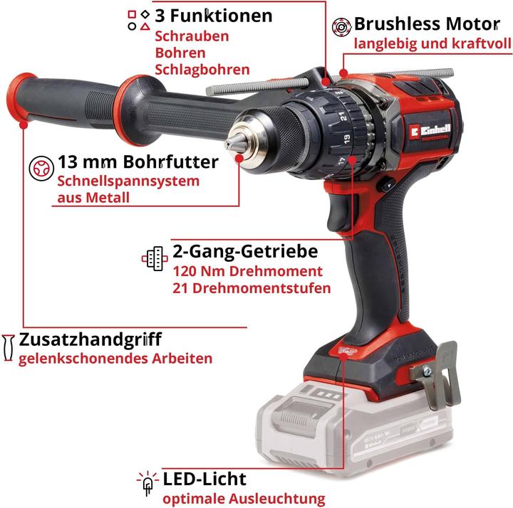 Produktbild Einhell TP-CD 18/120 Li-i BL-Solo (Akkubetrieb)