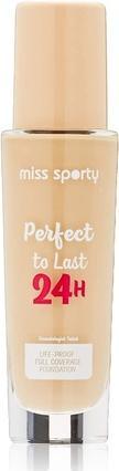 Actual product image Miss Sporty MISS SPORTY Perfect To Last 24h podkład do twarzy 100 Ivory 30ml (Ivory)