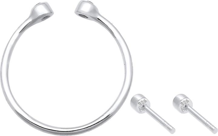 Image du produit Elli Boucles d'oreilles en cristal, bague en cristal, ensemble de bijoux (Argent sterling 925)