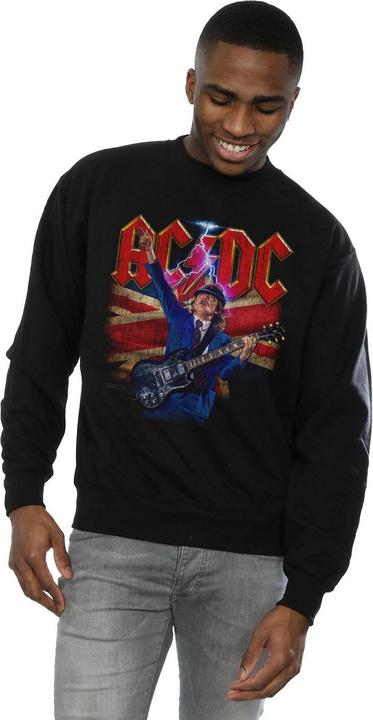 Image du produit AC/DC Mens Angus Union Flag Lightning Cotton Sweatshirt (5XL)
