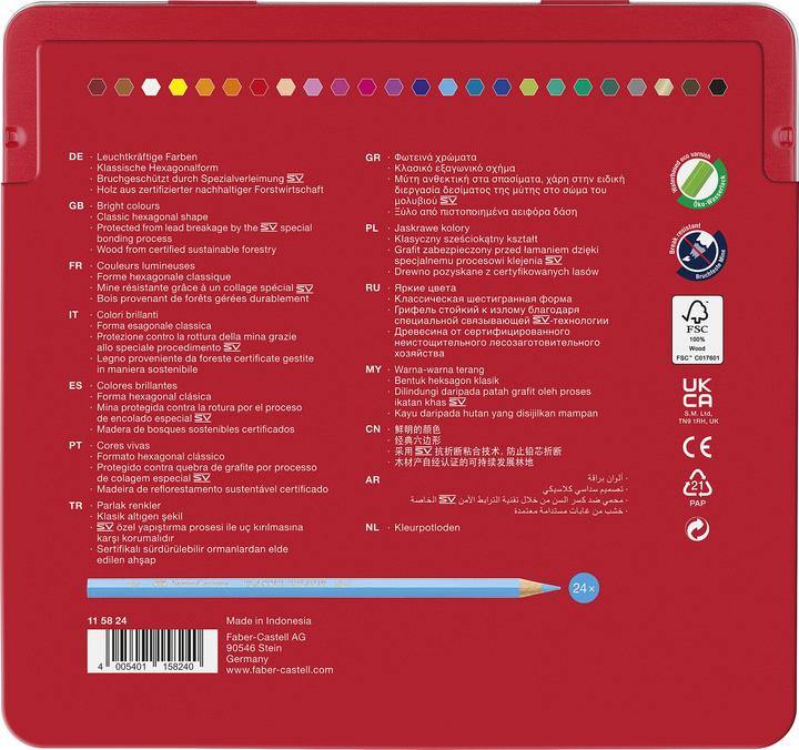 Actual product image Faber-Castell Colour pencils Classic Colour (Multicoloured, 24 x)