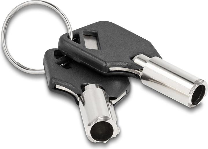 Image du produit Navilock Cable de securite pour notebook avec cle 15,2cm pour slot Kensington 3 x 7mm