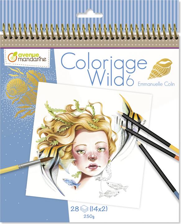 Image du produit Avenue Mandarine Album de coloriage Coloriage Wild