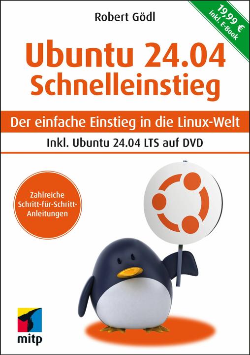 Actual product image Ubuntu 24.04 LTS Schnelleinstieg (German, Robert Gödl, 2024)