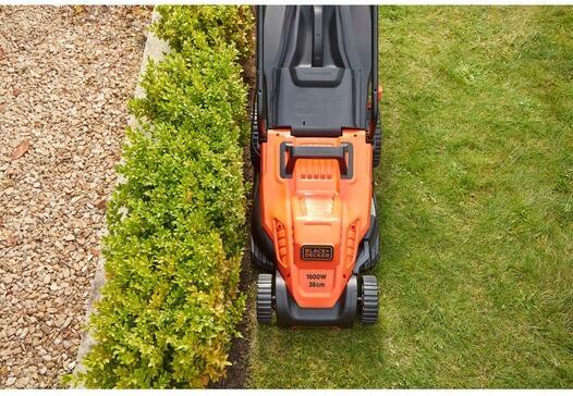 Productafbeelding Black & Decker Blac grasmaaier BEMW471BH-QS 1600W 38cm maaibreedte, 45L grasopvangbak (Elektrische stroom)
