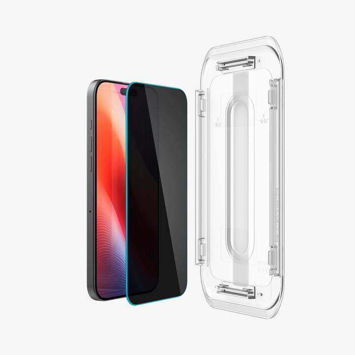 Actual product image Spigen Glas.Tr ”Ez Fit” 2-Pack forfor iPhone 16 Pro Max 6,3" privacy (2 Piece, Apple iPhone 16 Pro Max)