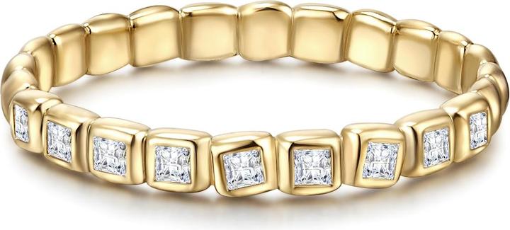 Actual product image Glanzstücke München Ladies sterling silver cubic zirconia yellow gold - 24513 (52, 925 Silver)