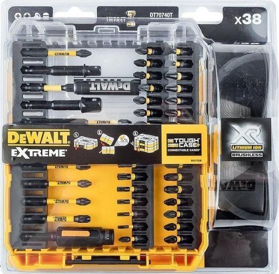 Produktbild DeWalt Schraubendreher-Set 38-teilig + Schutzbrille (PH2, PH3, PZ1, PZ2, PZ3, T10, T15, T20, T25, T30)