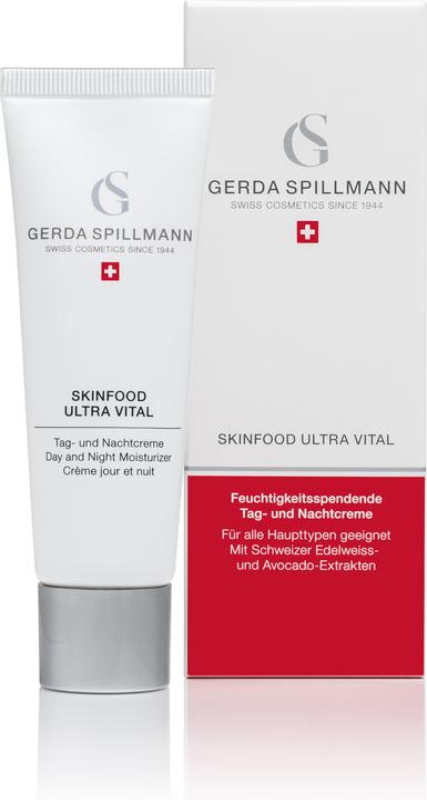 Gerda Spillmann Skinfood Ultra Vital Creme - Vitalisierende Feuchtigkeitscreme (50 ml, 24h Creme)