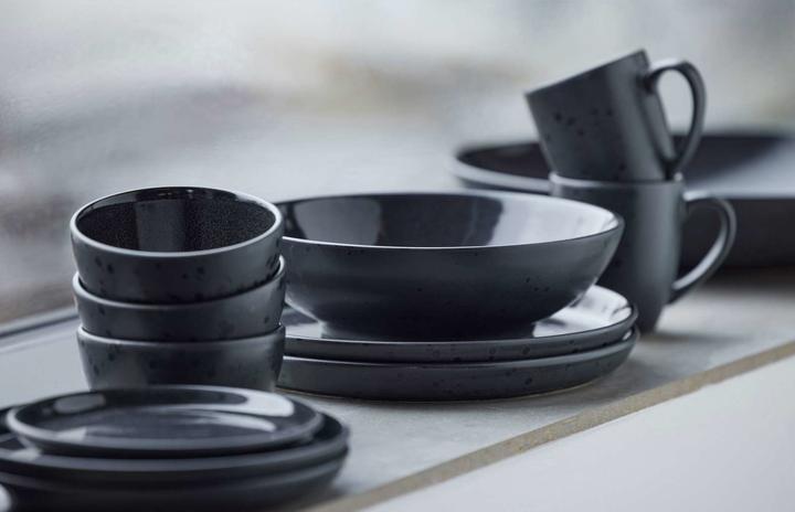 Actual product image Bitz Tableware set 16 pieces Galaxy Black stoneware (1 Piece)