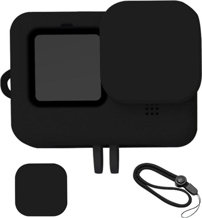 Ueli Express Copertura in silicone con protezione per le lenti (GoPro Hero 9, GoPro Hero 11, GoPro Hero 10, GoPro Hero 12)