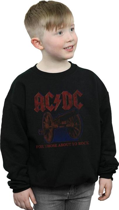 Produktbild AC/DC For Those About To Rock Canon Sweatshirt Jungen (152, 158)