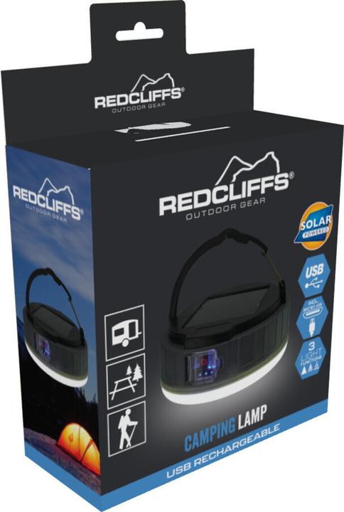 Produktbild Redcliffs Campinglampe mit Solarpanel