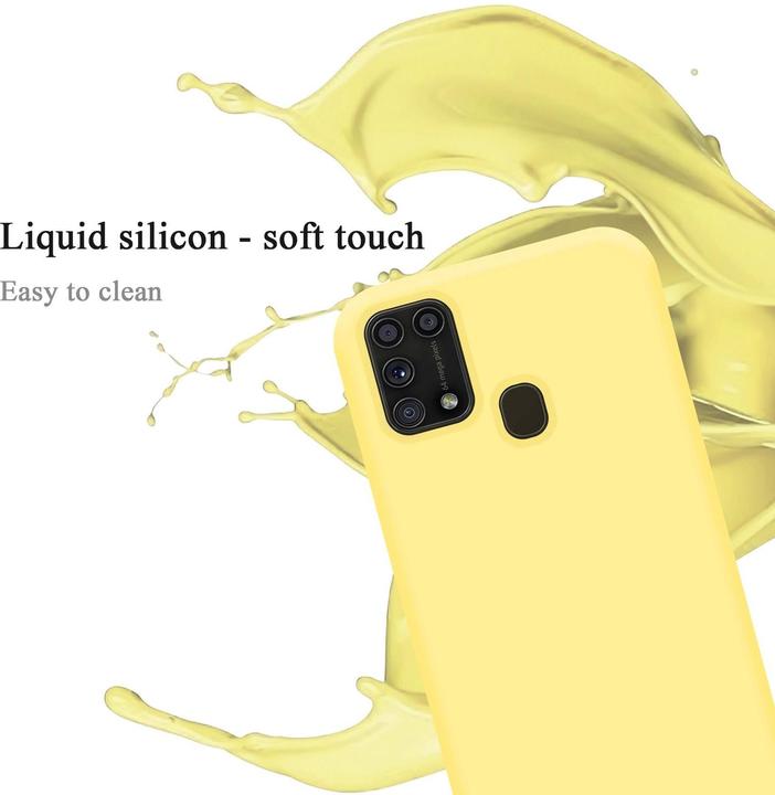 Immagine prodotto Cadorabo Copertura della cassa del silicone liquido TPU (Samsung Galaxy M31)