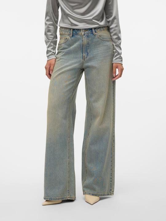 Actual product image Vero Moda VMREMY Mid Rise Weiter Beinschnitt Jeans Weit geschnitten (W28/L34)