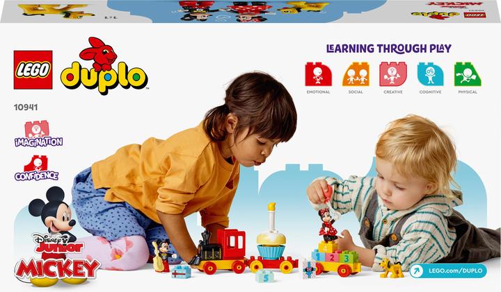 Image du produit LEGO Le train d'anniversaire de Micky et Minnie (10941)