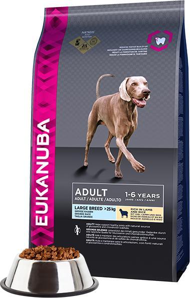 Immagine prodotto Eukanuba Agnello e riso per adulti con attività normale (Adulto, 1 pz., 2500 g)