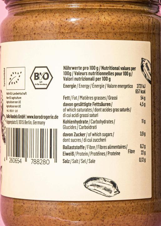 Immagine prodotto KoRo Burro di arachidi biologico con buccia (6000 g)