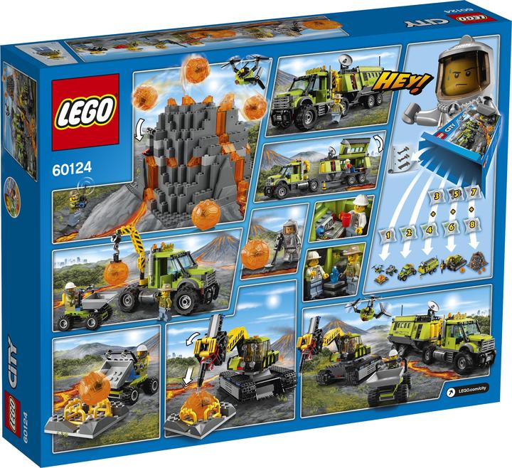 Immagine prodotto LEGO Stazione di ricerca sul vulcano della città (60124, LEGO City)