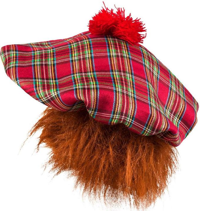 Produktbild Fasnacht Mütze Schotte mit Haar