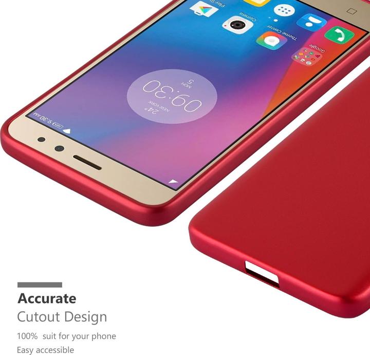 Image du produit Cadorabo Couverture métallique mate TPU (lg K6, Lenovo K6 Power)