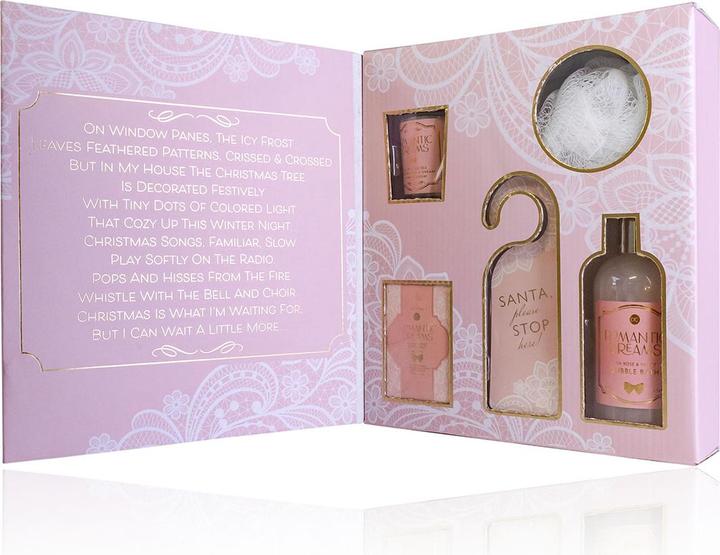 Actual product image Accentra Christmas Eve Box ROMANTIC DREAMS for a relaxing pre-Christmas evening, incl. 200ml bubble bath, 6