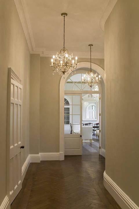 Actual product image Elstead Lighting Gianna chandelier E14 4-fold gold-plated silver (41.30 cm)