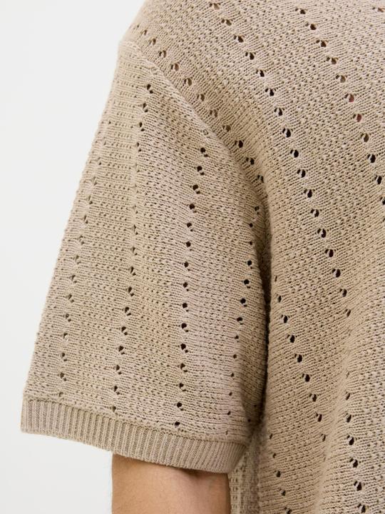 Actual product image Jack & Jones Jorparos Knit Easter Ss Crochet Polo (XXL)