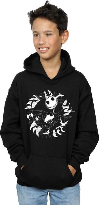 Immagine prodotto Disney Nightmare Before Christmas Jack Bat Circle Felpa con Cappuccio Ragazzi (104)