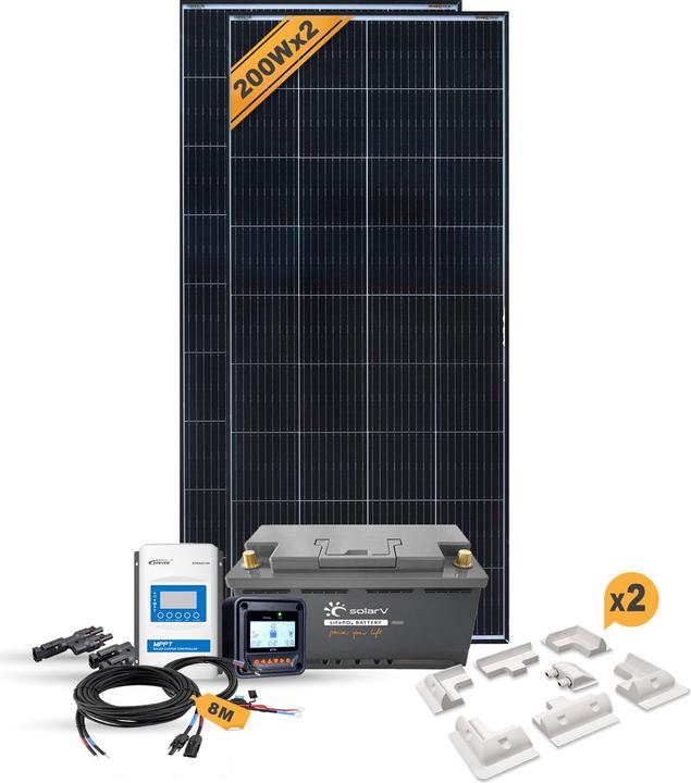 Image du produit Enjoy solar Kit solaire pour camping-car (200 W)