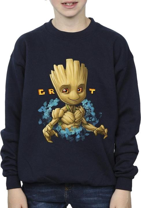 Produktbild Guardians of the Galaxy Groot Flowers Sweatshirt Jungen (140, 146)