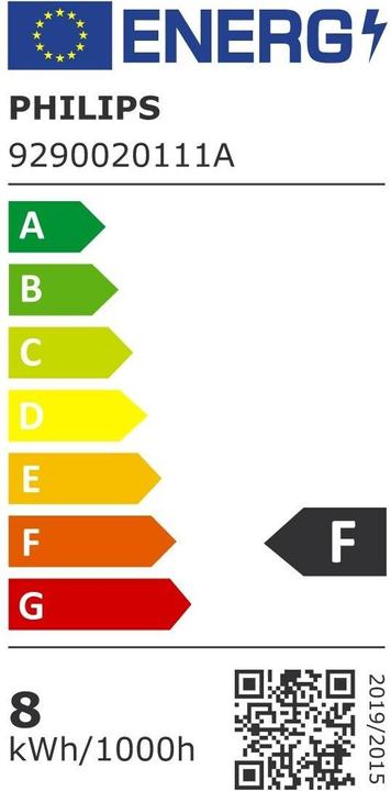 Energie-Label Philips LED Leuchtstoffröhre (G13, 8 W, 750 lm, 1 x, F)