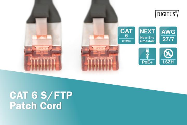 Produktbild Digitus Patchkabel (S/FTP, CAT6, 0.50 m)